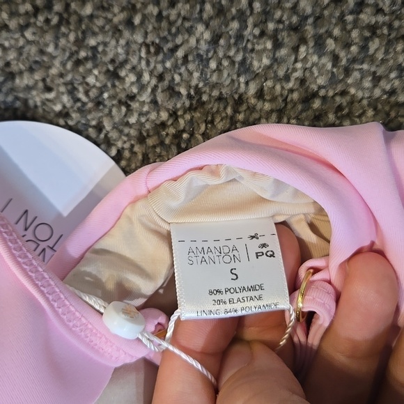 NWT PQ Women Amanda Station Ruffle Top swim bikini sz S - Picture 9 of 10